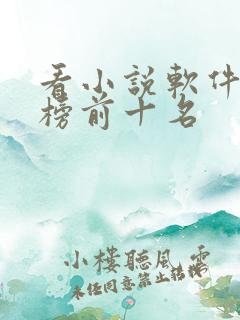 看小说软件排行榜前十名