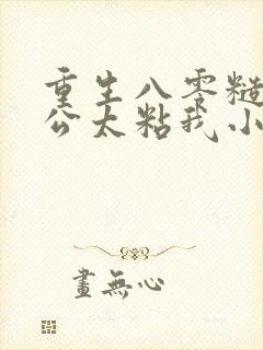 重生八零糙汉老公太粘我小说无弹窗