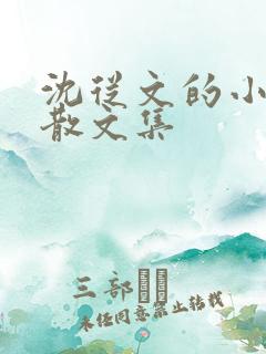 沈从文的小说和散文集