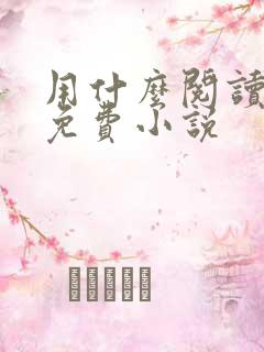 用什么阅读器看免费小说