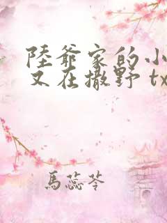 陆爷家的小妖精又在撒野 txt全本