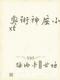 奥术神座小说txt