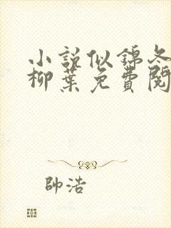 小说似锦冬天的柳叶免费阅读原文
