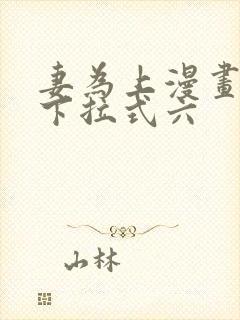 妻为上漫画免费下拉式六
