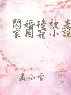 闪婚后被老公全家团宠小说