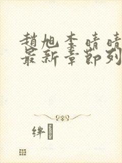 赵旭李晴晴小说最新章节列表
