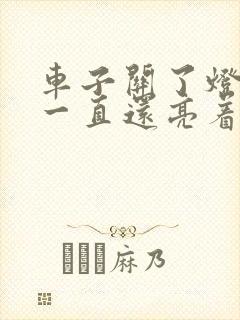 车子关了灯怎么一直还亮着