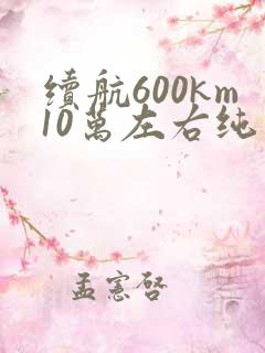 续航600km10万左右纯电车推荐