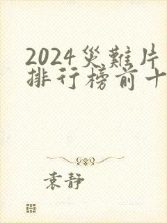 2024灾难片排行榜前十名电影