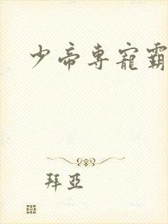 少帝专宠霸道妻