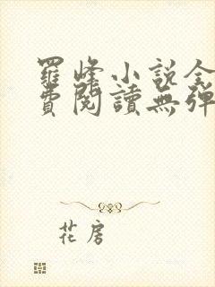 罗峰小说全文免费阅读无弹窗
