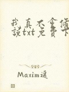 我真不会修仙小说txt免费下载