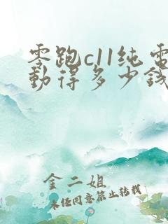 零跑c11纯电动得多少钱