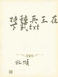 特种兵王在山村下载txt