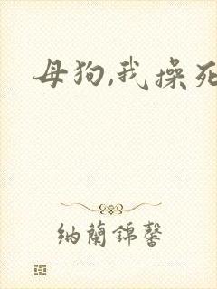 母狗,我操死你