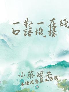 一对一在线外教口语机构