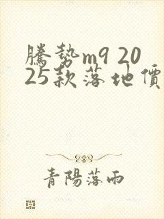 腾势m9 2025款落地价