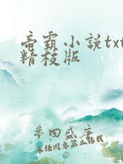 帝霸小说txt精校版