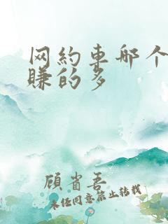 网约车哪个平台赚的多