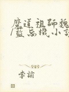 魔道祖师魏无羡/蓝忘机小说哪可以找到