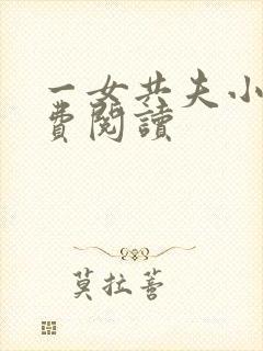 一女共夫小说免费阅读 一女共夫小说免费阅读