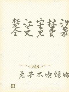 楚江宇林汐小说全文免费最新更新章节阅读