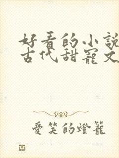 好看的小说言情古代甜宠文