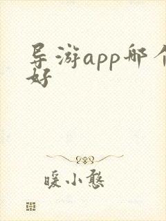 导游app哪个好