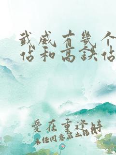 武威有几个火车站和高铁站