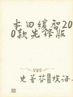 本田缤智2020款先锋版