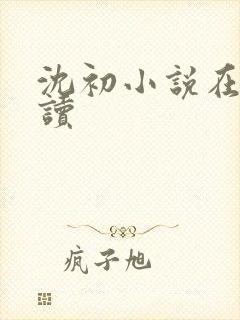 沈初小说在线阅读