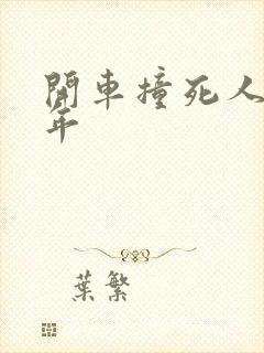 开车撞死人判几年