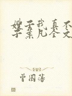 嫂子我真不是傻子叶凡全文免费阅读