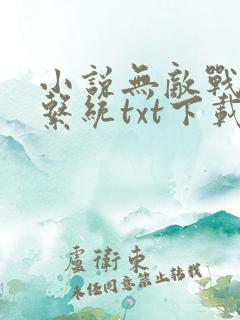 小说无敌战斗力系统txt下载