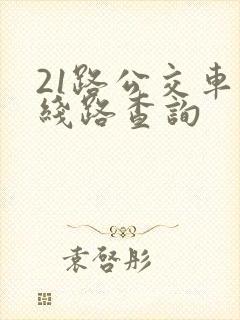 21路公交车站线路查询