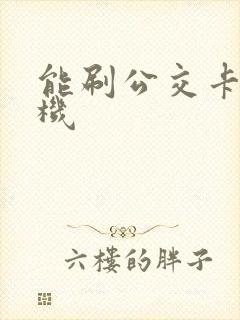 能刷公交卡的手机
