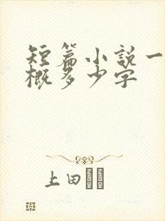 短篇小说一章大概多少字