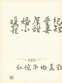 暖婚厚爱纪总独宠小甜妻短剧在线观看全集