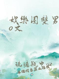 娱乐圈双男主po文
