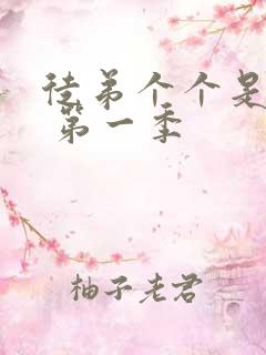 徒弟个个是大佬 第一季