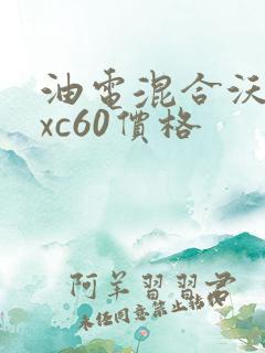 油电混合沃尔沃xc60价格