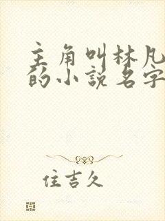 主角叫林凡叶惜的小说名字