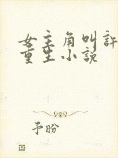 女主角叫许清欢重生小说