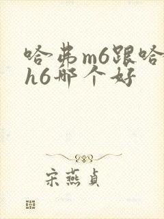 哈弗m6跟哈弗h6哪个好