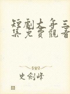 短剧大年三十全集免费观看