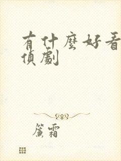 有什么好看的刑侦剧
