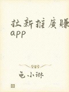 拉新推广赚钱的app