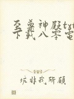 至尊神殿txt下载八零电子书