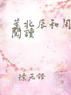 叶北辰和周若妤阅读