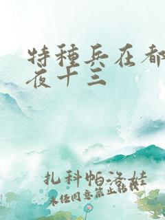 特种兵在都市 夜十三